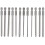 Set di punte per cacciavite da 12 pezzi - 100 mm, lega S2, argento 2