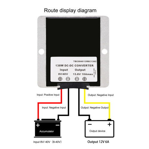 TBC084013R8C138Z 240W 12V-13.8V IP68 Convertitore 2
