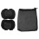 Ginocchiere nere per bambini 18x13 cm + banda da 25 cm 2
