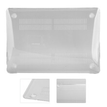 Guscio in silicone per laptop OS X Pro/Air trasparente
