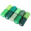Ensemble de 10 bobines de fil à coudre vert - 10 yd/bobine 13