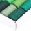 Ensemble de 10 bobines de fil à coudre vert - 10 yd/bobine 11