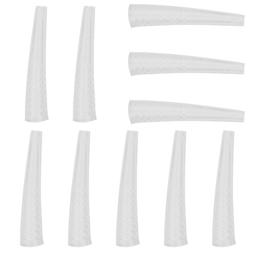 10 pezzi di coperture in silicone per pinzette, antipolvere