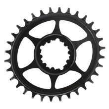 Disque ovale à 32 dents, dents pos/neg, 6 mm/0,2 po, 14,3x13x0,4