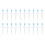 20 pezzi di chip RFID Bioglass da 512 bit 1,4x8 mm siringa 2