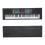 MQ6186 Clavier-piano à 61 touches - noir avec micro 1