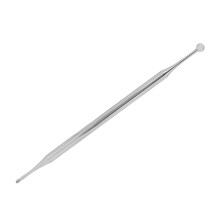 Stylo d'acupuncture auriculaire Ă double tĂȘte, en acier inoxydable.