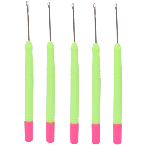 Uncinetto per capelli in plastica 14,8 cm0,8 cm Verde-Rosso 1