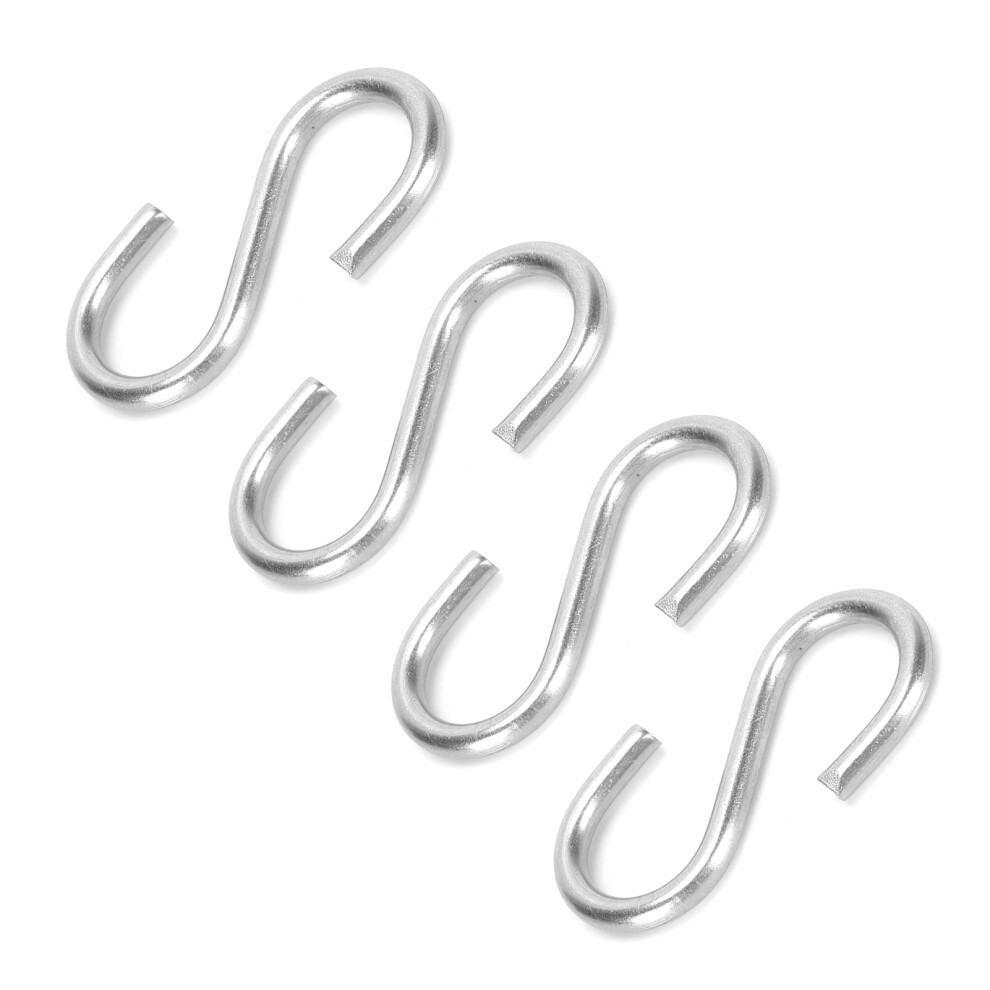 20Pcs S Hooks Portable 304 Stainless Steel Metal Hanging Holder Organizer For Key Towel M3 8771322682459