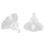 2pcs Nipple Shields ABS Silicone Contact Breast Shields Nipple Protector for Breastfeeding 6
