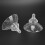 2pcs Nipple Shields ABS Silicone Contact Breast Shields Nipple Protector for Breastfeeding 5