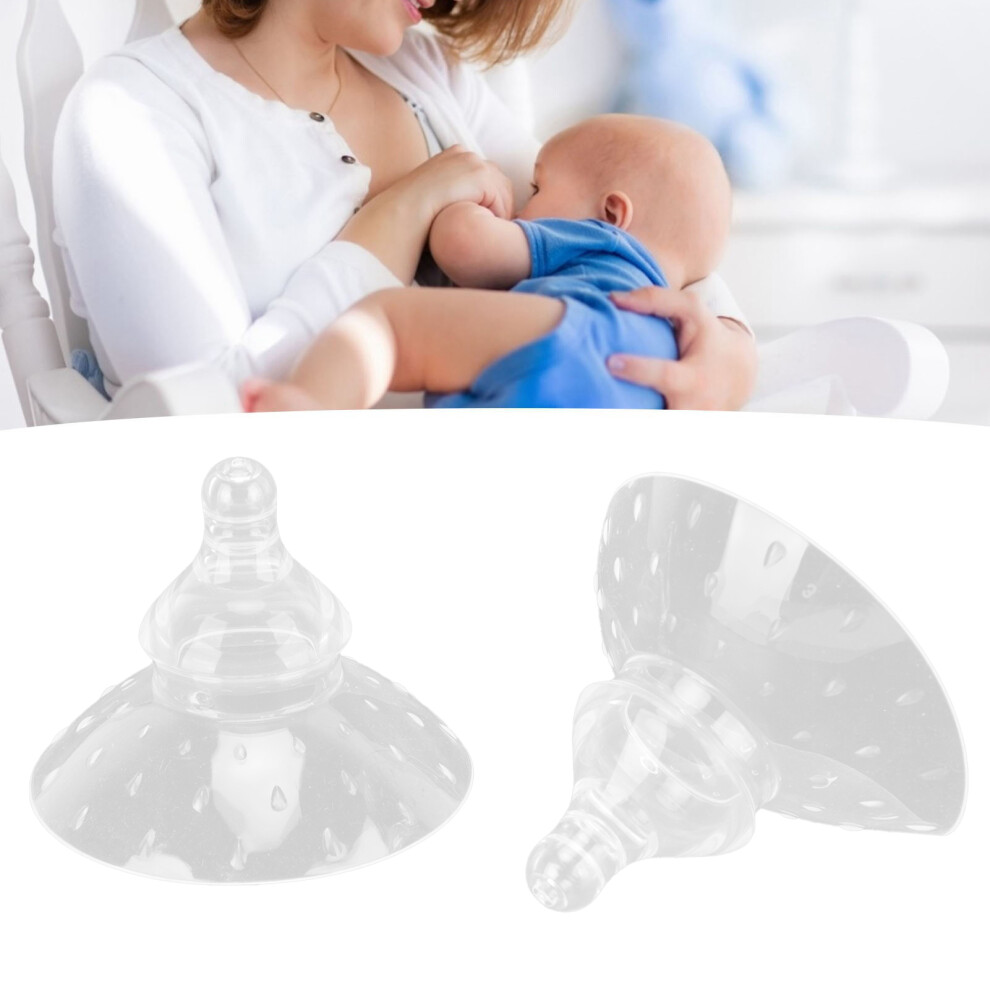 2pcs Nipple Shields ABS Silicone Contact Breast Shields Nipple Protector for Breastfeeding