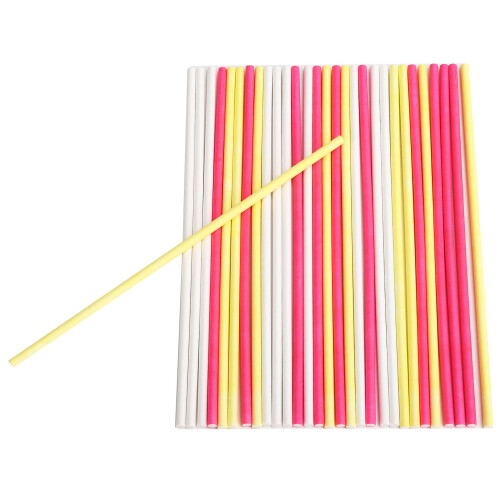 Bastoncini per lecca-lecca 30 pezzi colorati M 150mm carta