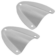 2 pezzi Copertura per ventilazione a guscio di conchiglia 57x55 mm (2,24x2,16 in)