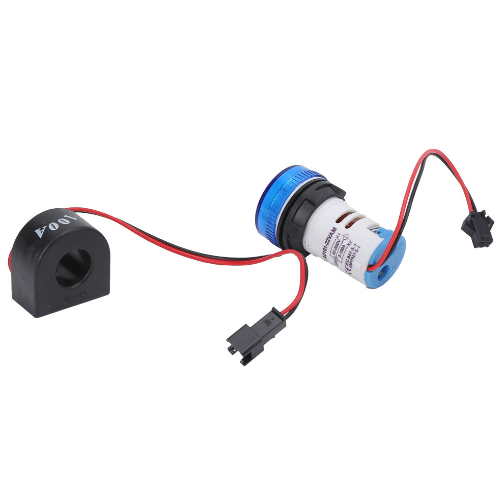 Ad101â22Vam Indicator Light Voltage Current Dual Display Indicator Ac50â500V 0Â100Ablue 6911322683847