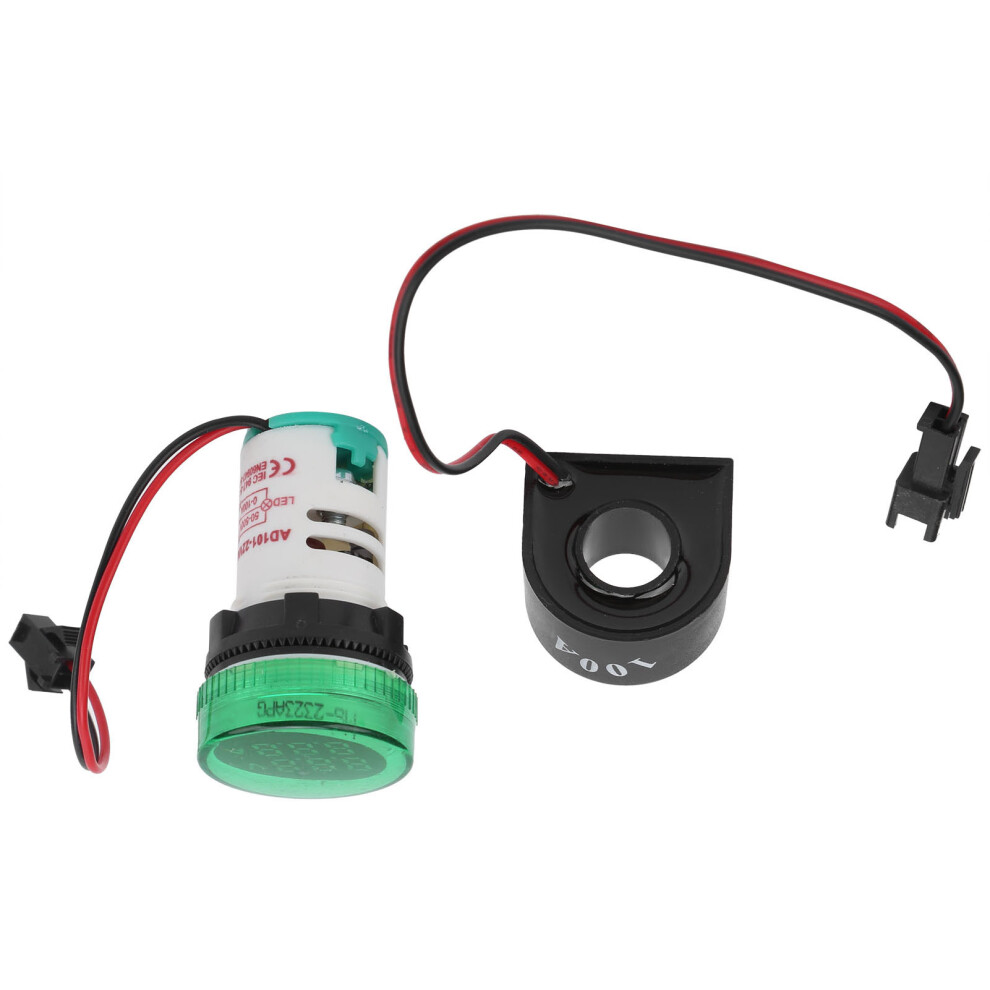 Ad101â22Vam Indicator Light Voltage Current Dual Display Indicator Ac50â500V 0Â100Agreen 5041322683811