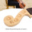 Violoncelle sangle en nylon réglable couleur bois O-Ring 7