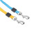 Guinzaglio per cani DoubleHead in corda da traino 3m grigio LED 7