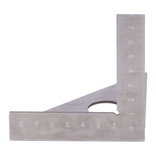 Règle d'angle droit 90/45 en acier inoxydable 0,1 mm