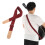 Sangle d'ukulélé coton-lin 85-135 cm réglable rouge 8