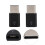 2 pièces d'adaptateur OTG Micro-USB vers Type-C - Noir, 3 g 8