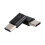 2 pièces d'adaptateur OTG Micro-USB vers Type-C - Noir, 3 g 15