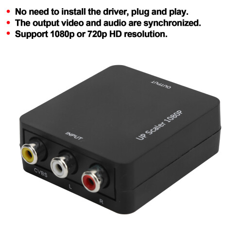 Convertisseur AV vers HDMI portable 1080p 720p NTSC/PAL 1