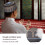 Chapeau musulman 56.0cm noir brodé 6