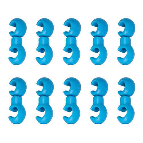 10 pezzi clip per cavi rotanti da 18,7 mm 4-5 mm Colore MTB 2