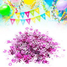 Confetti rosa da tavolo, 75 g, diametro 8 mm, decorazioni per bebè