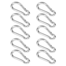 M5 90 kg 4,9 mm 50,2x25,18 mm Moschettone argento