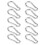 M5 90 kg 4,9 mm 50,2x25,18 mm Moschettone argento 1