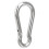 M5 90 kg 4,9 mm 50,2x25,18 mm Moschettone argento 4