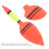 Galleggiante da deriva 12cm/4.7in Plastica LongRange 7