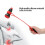 Outil de massage en silicone Hammer Stick 32,5 x 9 cm 8