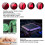 Pistolet de massage 1800 mAh 6 vitesses ABS noir compact 12