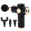 Pistolet de massage 1800 mAh 6 vitesses ABS noir compact 15