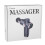 Pistolet de massage 1800 mAh 6 vitesses ABS noir compact 4