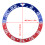 Inserto della ghiera, gradiente blu-rosso, diametro esterno 3,8 cm / 3,2 cm 12