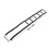 Scaletta da letto Assist nera 190x23 cm PVC+Nylon 10