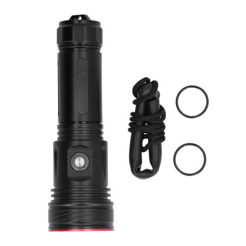 Torcia subacquea XHP70.2 3000 lm IP68 Nero 49mm/35mm 1