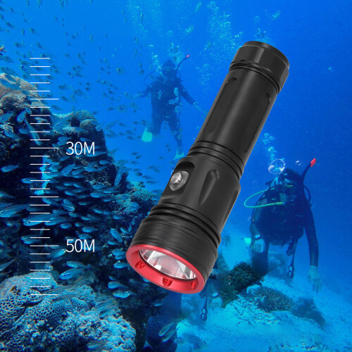 Torcia subacquea XHP70.2 3000 lm IP68 Nero 49mm/35mm 2