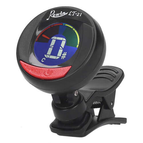 Mini accordatore a clip ABS nero 1,3 oz batteria CR2032 1