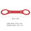 Chiave per movimento centrale BB44+46 44mm/46mm rossa 9