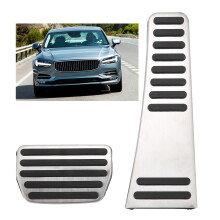 2 pezzi di pedali del freno in acciaio inossidabile per XC60-XC90-S90-V90