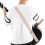 Sangle de guitare en coton flanelle réglable kaki 12