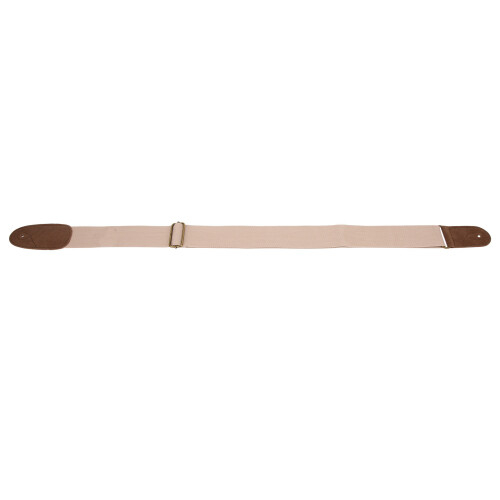 Sangle de guitare en coton flanelle réglable kaki 2