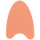 Swimming Board Floating Plate A Shape EVA Back Float Training Aid Float Hand Foam BoardOrange 16
