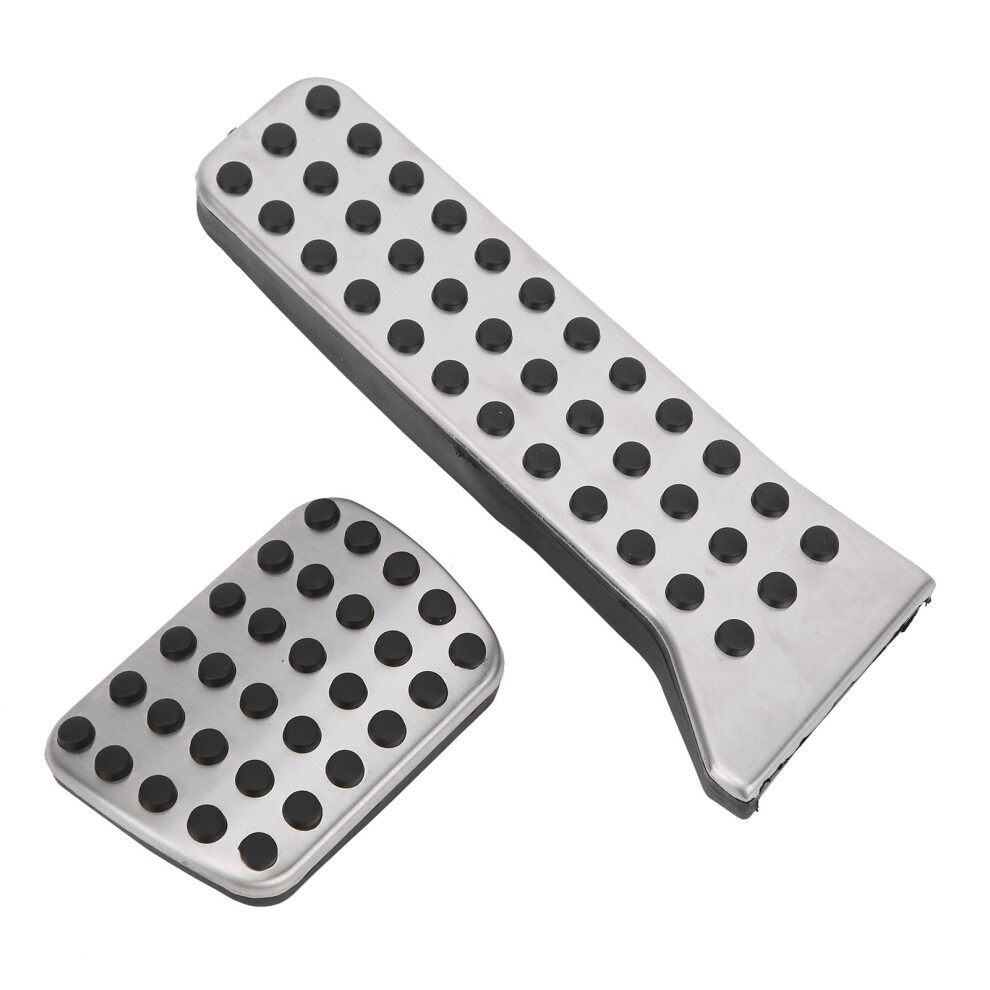 2Pcs Brake Accelerator Pedal Kit Stainless Steel Ppe Rubber Replacement For Mazda Cxâ3 2016Â2019 9491322691013