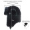 Ushanka Bomber Hat 190 g 55-60 cm Noir/Rose 5